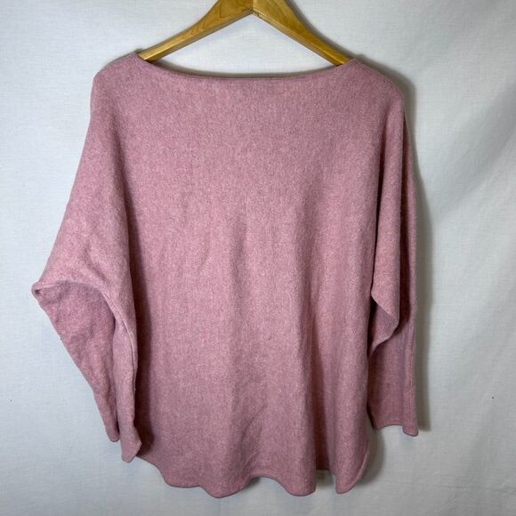 Charter Club Women's Mauve Pink Cashmere Boxy Long Sleeve Sweater Size 3X - Picture 8 of 11